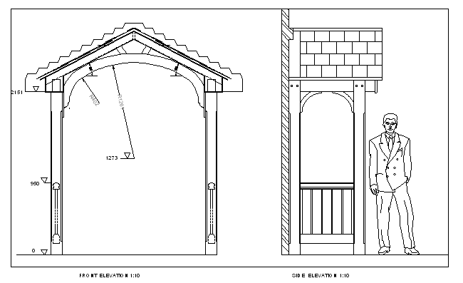 Porch Design for a Porch in Green OAk